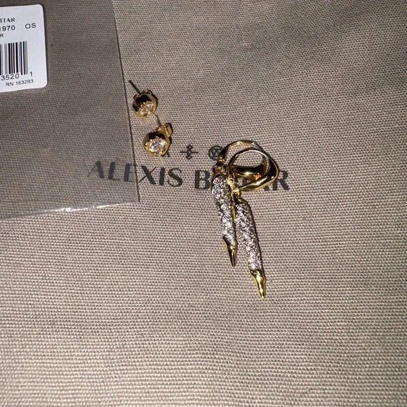 Alexis Bittar TWO pair earrings - Picture 2 of 7